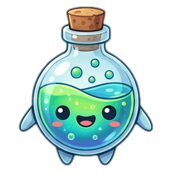 A playful SideHero character